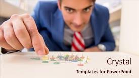  Presentation with office safety fatigue - PPT theme featuring foolish manager - office prank with sharp thumbtacks background and a lemonade colored foreground