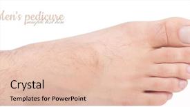  Presentation with natural gas well - Beautiful slides featuring foot ankle anatomy - beautiful well-groomed male legs male backdrop and a lemonade colored foreground