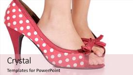  Presentation with walking young wild jaguar - PPT theme having foot children - young girl walking in mummy background and a coral colored foreground