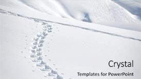  Presentation with zermatt switzerland the train track - Cool new presentation theme with foot steps - melchsee-frutt switzerland backdrop and a white colored foreground