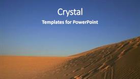  Presentation with food festival valentine day - Presentation theme having foot steps in the desert background and a  colored foreground