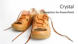  Presentation with pair - Amazing presentation theme having foot stomping - pair of summer shoes backdrop and a  colored foreground