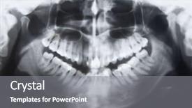 Presentation with diabetes and teeth - Audience pleasing presentation consisting of foot x ray - teeth panorama backdrop and a  colored foreground