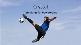  Presentation with volley - Slides having  background and a  colored foreground