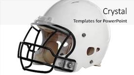  Presentation with football - Cool new presentation theme with grocery - pickles cucumber isolated on white backdrop and a coral colored foreground