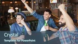  Presentation with bachelor - Audience pleasing presentation consisting of leisure friendship and bachelor party backdrop and a  colored foreground