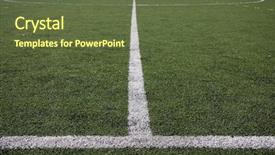  Presentation with border lines - Cool new theme with lines on soccer field backdrop and a  colored foreground