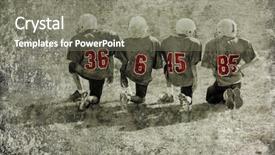  Presentation with season - Presentation having football season background and a gray colored foreground