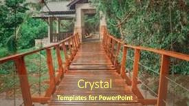  Presentation with malaysia national day - Theme consisting of footbridge-at-penang-national-park background and a tawny brown colored foreground