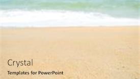  Presentation with footprint - Cool new theme with footprint-in-the-sand backdrop and a lemonade colored foreground