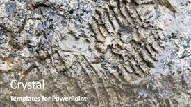  Presentation with footprint - Colorful presentation enhanced with footprint in wet mud soil backdrop and a gray colored foreground