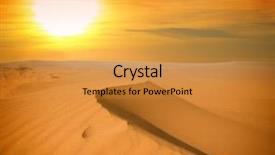  Presentation with beach ball sand dunes - Cool new PPT layouts with footprints blue beach - sand dunes landscape backdrop and a  colored foreground