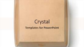  Presentation with burger - Beautiful slide deck featuring fora da caixa - top view of closed blank backdrop and a coral colored foreground