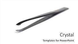  Presentation with black - Slide set consisting of forceps - one black tweezers isolated background and a  colored foreground