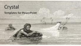  Presentation with ford - Beautiful slide deck featuring ford - babylonian people using life-preservers backdrop and a light gray colored foreground