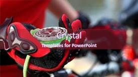  Presentation with bicycle - Presentation with ford - female hands wearing bicycle gloves background and a tawny brown colored foreground