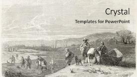  Presentation with ford - Slide set consisting of ford among rhine islands created background and a lemonade colored foreground