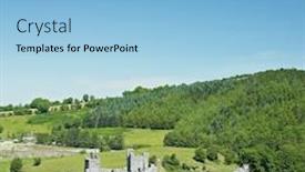  Presentation with ireland - Beautiful presentation featuring fore priory county westmeath ireland backdrop and a light blue colored foreground