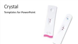  Presentation with tests - Audience pleasing slide set consisting of forecasting method - two positive pregnancy tests isolated backdrop and a white colored foreground