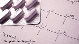  Presentation with pills - Amazing slide deck having forefront-of-a-medicine-pills backdrop and a lemonade colored foreground