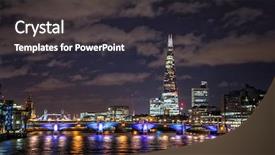  Presentation with millennium - Cool new PPT layouts with foreground and tower bridge beyond backdrop and a dark gray colored foreground