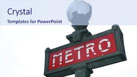  Presentation with signal - PPT layouts featuring foreground of a metro signal background and a  colored foreground