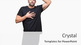  Presentation with bird flu virus - Slides having forehead for illness and fever background and a white colored foreground