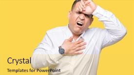  Presentation with bird flu virus - Audience pleasing PPT layouts consisting of forehead for illness and fever backdrop and a yellow colored foreground