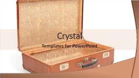  Presentation with turkey style travel - PPT layouts enhanced with foreigin travell - retro style travel bag background and a coral colored foreground