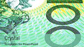  Presentation with australian dollar - Amazing theme having close-up of an australian backdrop and a seafoam green colored foreground
