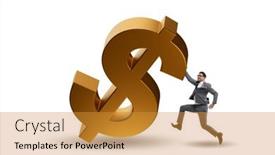  Presentation with foreign currency - Presentation with foreign-currency-concept-in-business background and a gold colored foreground