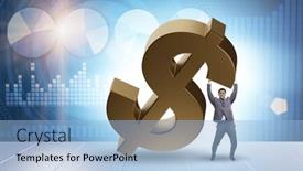  Presentation with foreign currency - PPT layouts consisting of foreign-currency-concept-in-business background and a light blue colored foreground