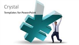  Presentation with foreign - Presentation theme having foreign-currency-concept-in-business background and a white colored foreground