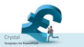  Presentation with foreign currency - Slide deck with foreign-currency-concept-in-business background and a light blue colored foreground