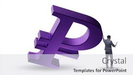  Presentation with foreign - Presentation design featuring foreign-currency-concept-in-business background and a light gray colored foreground