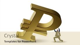  Presentation with foreign currency - Presentation theme consisting of foreign-currency-concept-in-business background and a yellow colored foreground