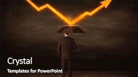  Presentation with foreign direct investments - Presentation design with foreign direct investments - businessman standing with umbrella keeping background and a wine colored foreground