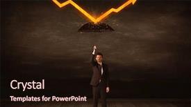  Presentation with foreign direct investments - Cool new PPT layouts with foreign direct investments - businessman standing with umbrella keeping backdrop and a wine colored foreground