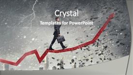  Presentation with foreign direct investments - Amazing PPT layouts having foreign direct investments - climbing up to success backdrop and a gray colored foreground