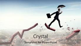  Presentation with risk - Audience pleasing slide set consisting of foreign direct investments - not afraid to risk mixed backdrop and a soft green colored foreground