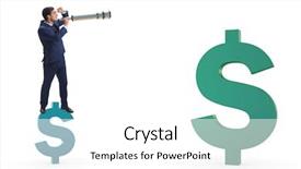  Presentation with forex trading - PPT theme consisting of foreign debt - businessman in forex trading business background and a white colored foreground