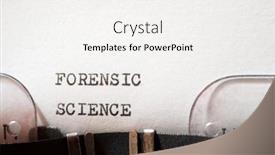  Presentation with forensic science - Beautiful slide deck featuring forensic-science-phrase-written backdrop and a white colored foreground