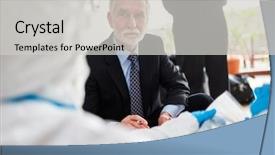  Presentation with crime scene - Colorful PPT theme enhanced with forensis - criminal police and forensics backdrop and a light gray colored foreground