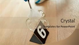  Presentation with fingerprint - Audience pleasing slides consisting of forensis - forensics police seeks fingerprint backdrop and a coral colored foreground