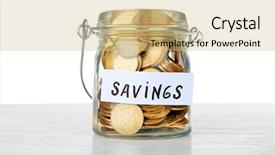  Presentation with artifacts jar - Amazing PPT theme having foresight - jar for savings full backdrop and a soft green colored foreground