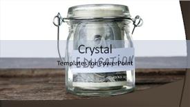  Presentation with artifacts jar - Colorful slide deck enhanced with foresight - jar for savings full backdrop and a light blue colored foreground