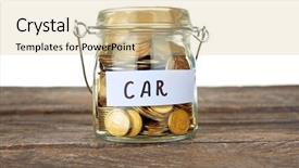  Presentation with foresight - Presentation theme with foresight - jar for savings full background and a lemonade colored foreground