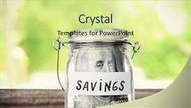  Presentation with nature countrysice - PPT theme with foresight - jar for savings full background and a blonde colored foreground