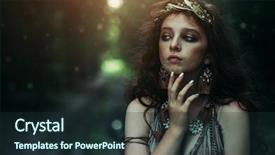  Presentation with beauty cosmetic - Audience pleasing PPT layouts consisting of forest beauty fashion cosmetic backdrop and a  colored foreground