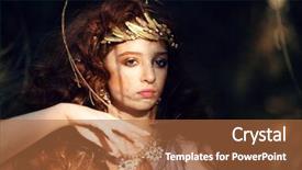  Presentation with beauty cosmetic - Cool new PPT theme with forest beauty fashion cosmetic backdrop and a red colored foreground